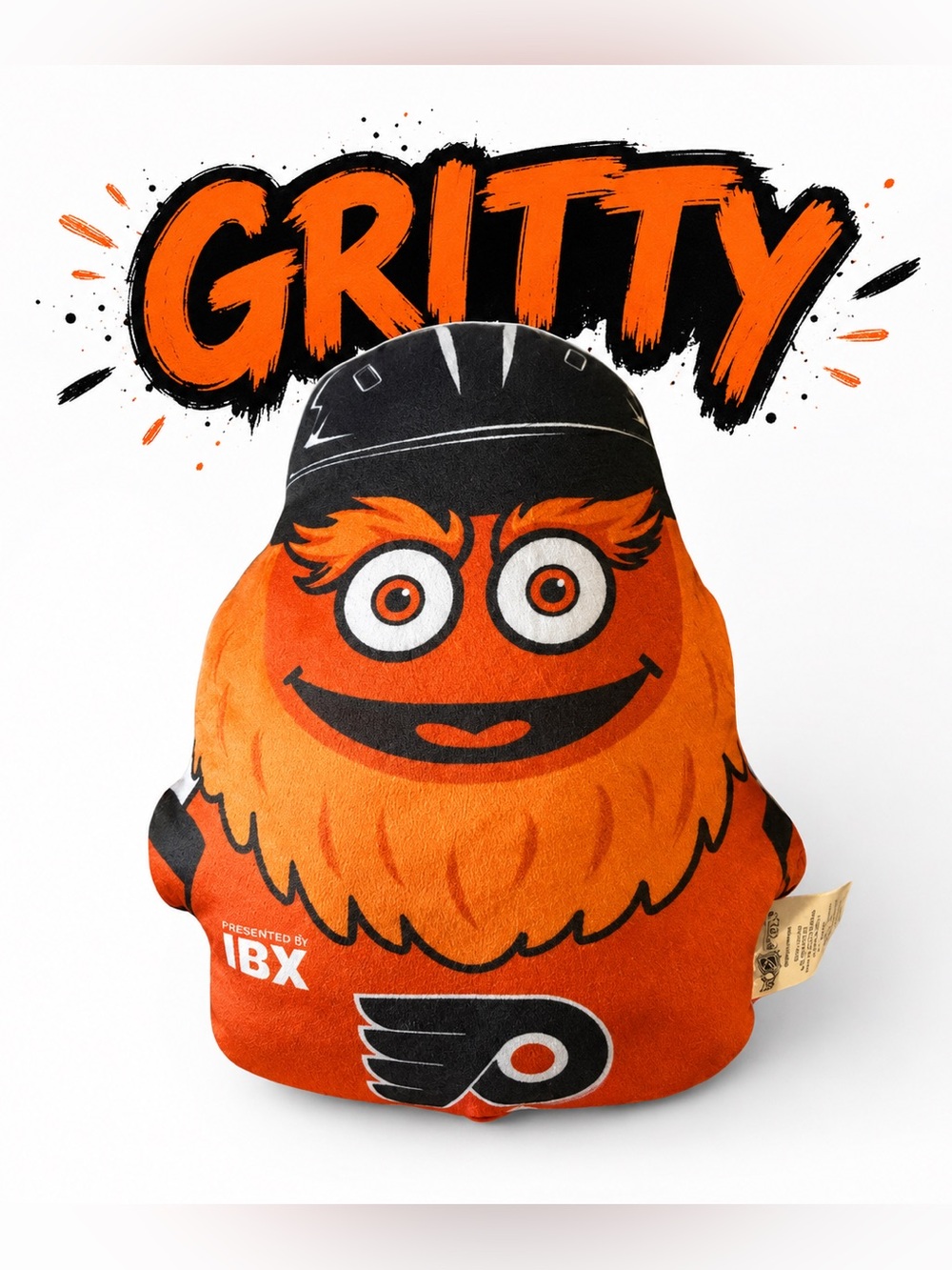 Limited Edition Gritty Plush Squeaky Toy Philadelphia Flyers IBX